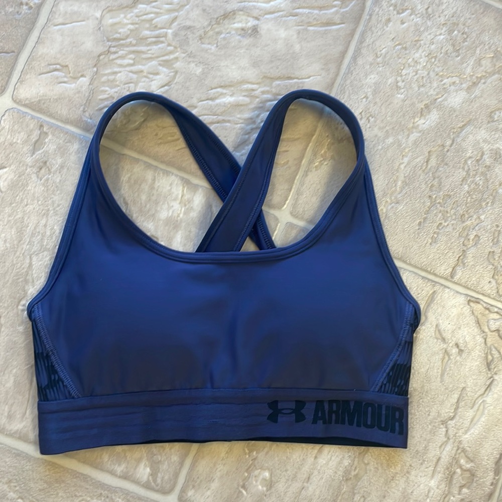 Purple Under Armour Sports Bra